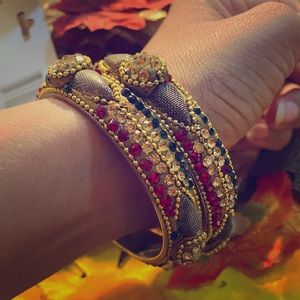 Indian Lac clay bangle set